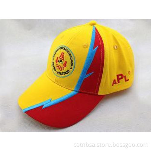 Fashion Cotton Baseball Cap with Embroidery Hat back Metal